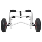 vidaXL Cărucior de caiac pliabil, 45 kg, aluminiu vidaXL Cărucior de caiac pliabil, 45 kg, aluminiu