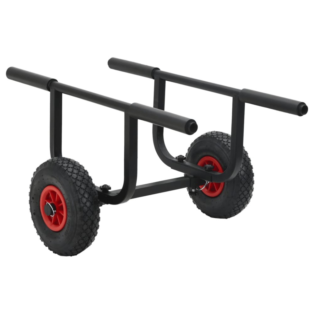 vidaXL Cărucior pentru caiac, 90 kg, aluminiu