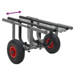 vidaXL Cărucior pentru caiac, 90 kg, aluminiu vidaXL Cărucior pentru caiac, 90 kg, aluminiu