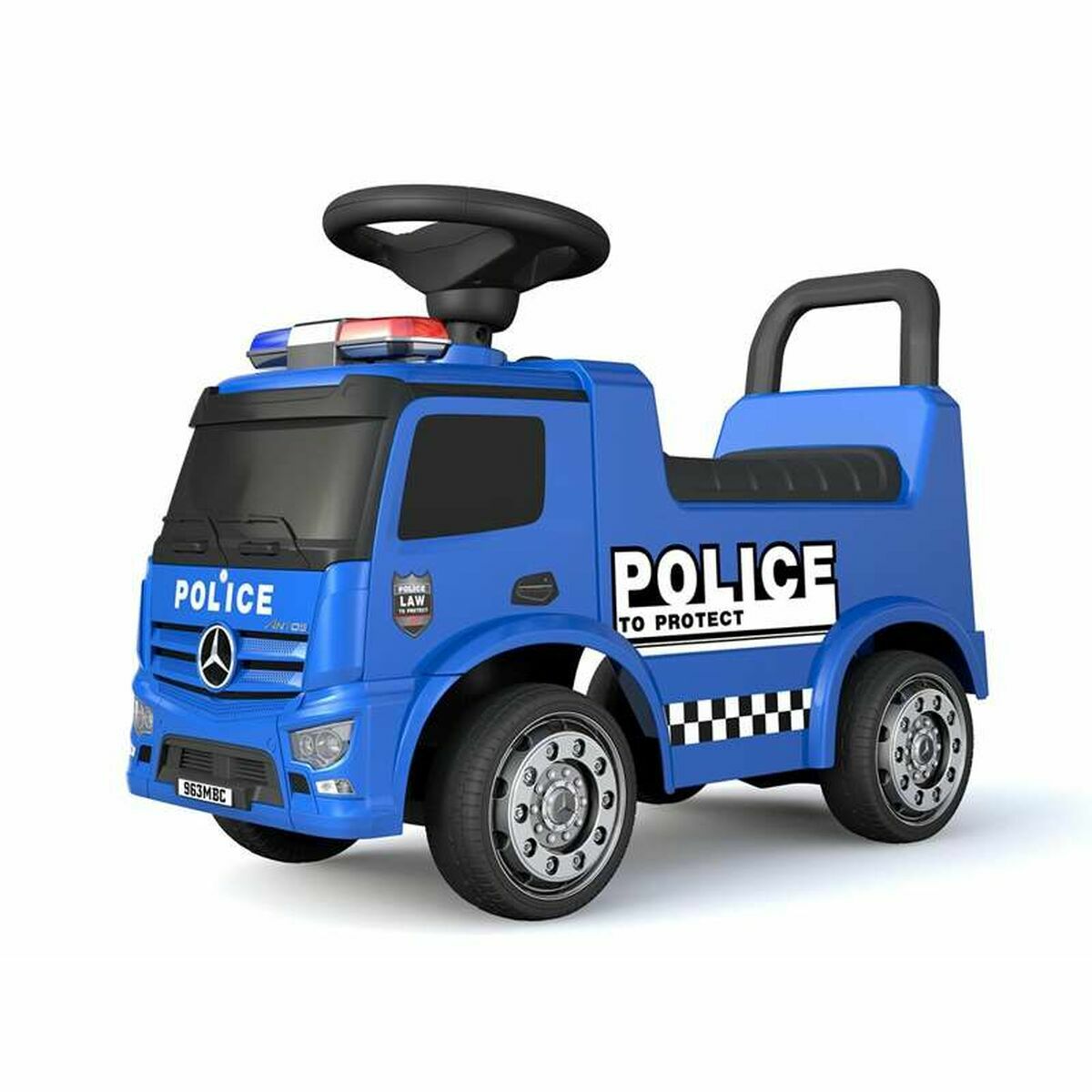 Premergător RunRunToys Mercedes Albastru
