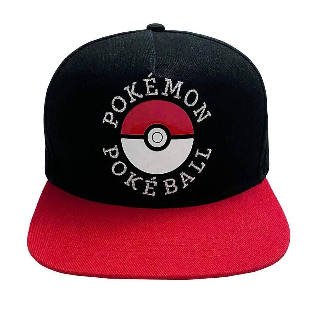 Șapcă Unisex Pokémon Trainer Negru Roșu Mărime unică 58 cm