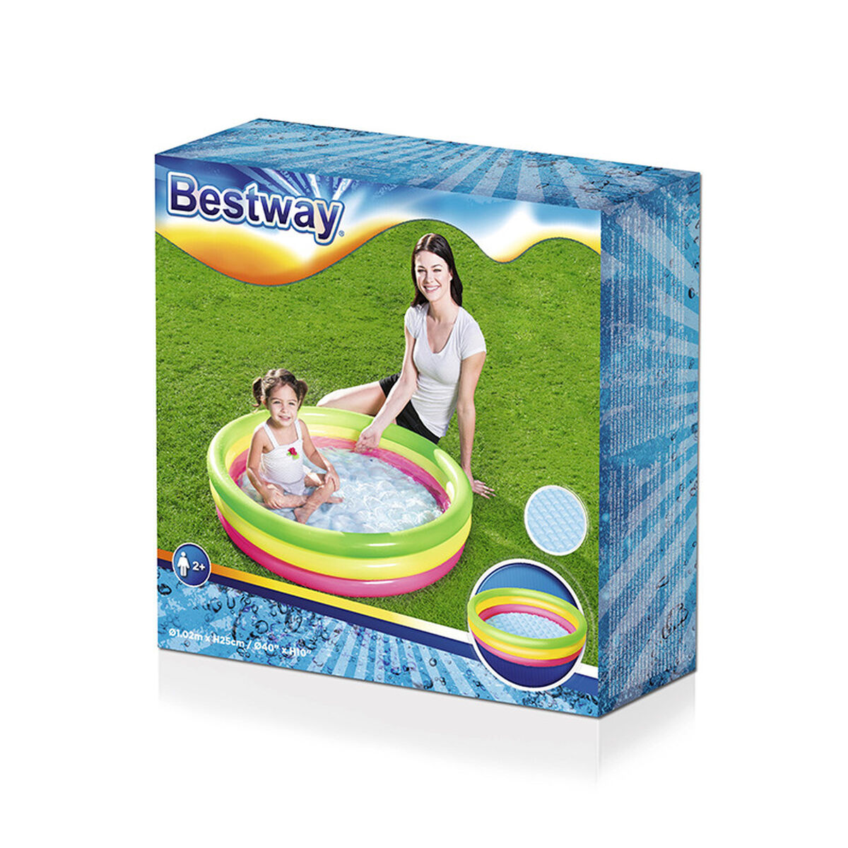 Piscină Gonflabilă pentru Copii Bestway 211 L 102 x 25 cm