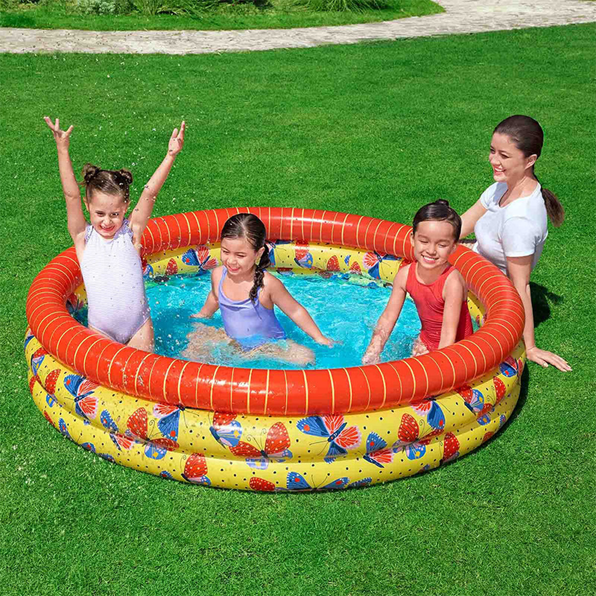Piscină Gonflabilă pentru Copii Bestway Fluturi 168 x 38 cm