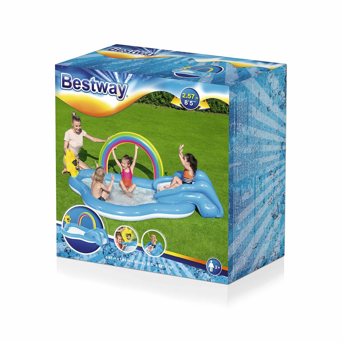 Piscină pentru copii Bestway 257 x 145 x 91 cm