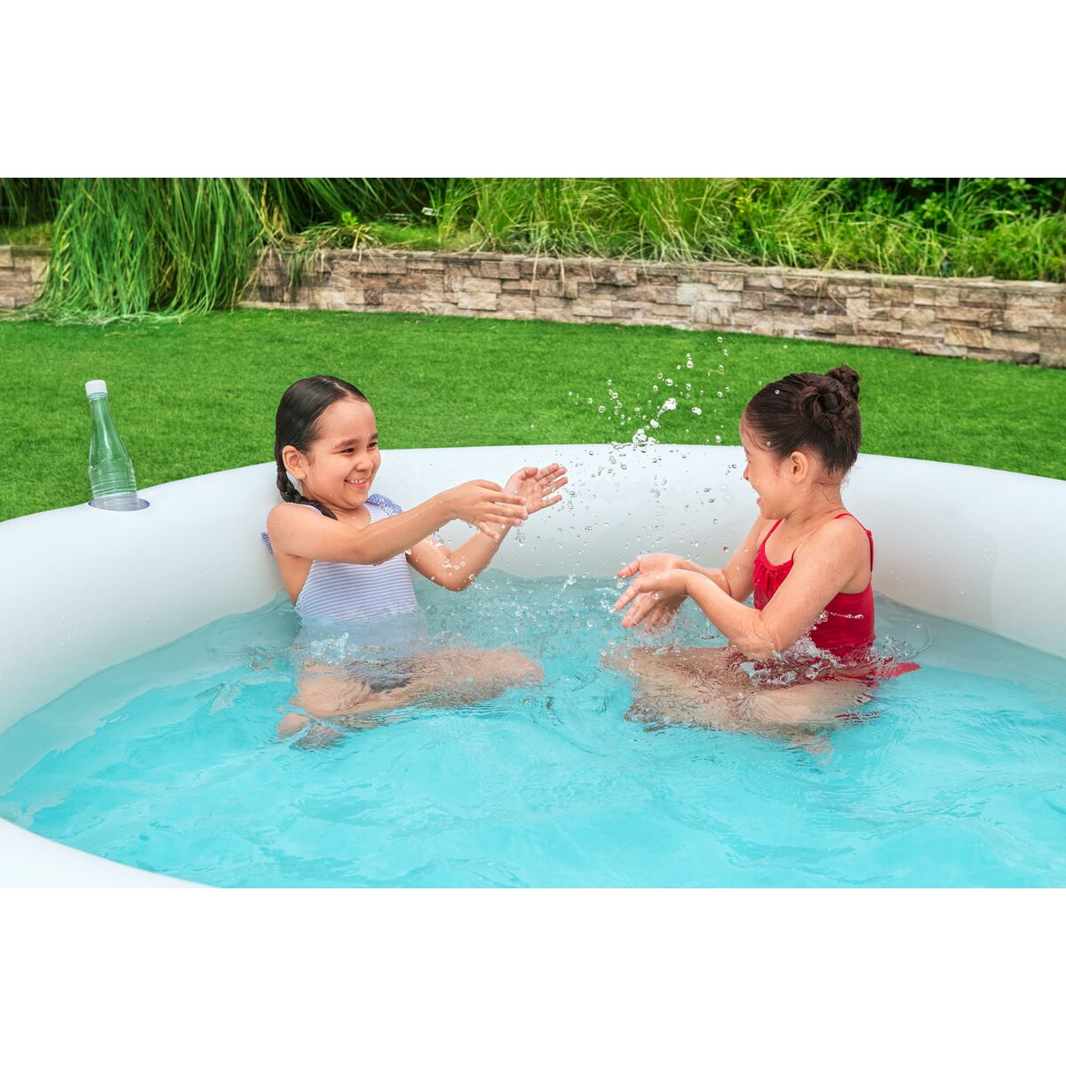 Piscină Gonflabilă pentru Copii Bestway Curcubeu 206 x 206 x 51 cm
