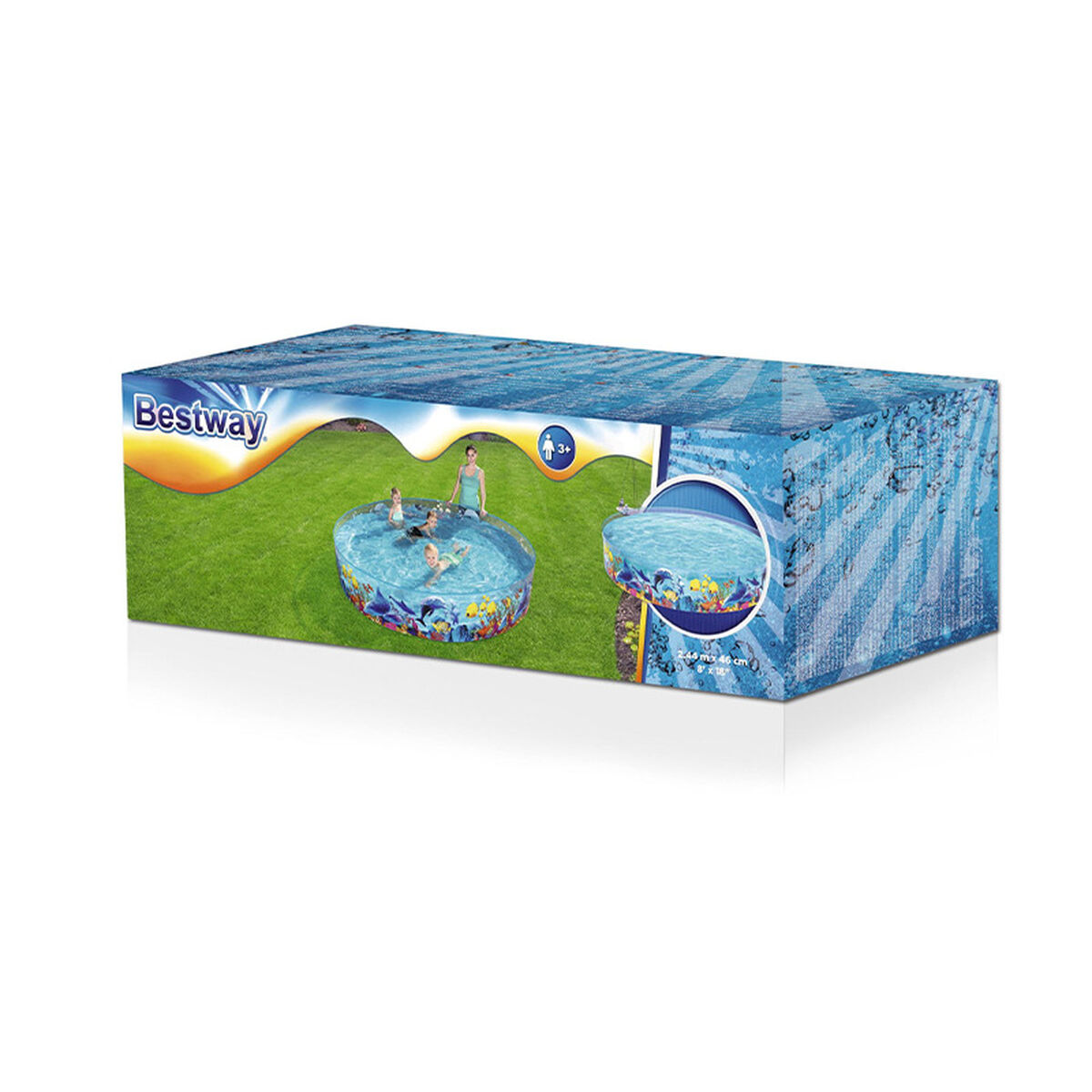 Piscină Gonflabilă pentru Copii Bestway Marin 244 x 46 cm
