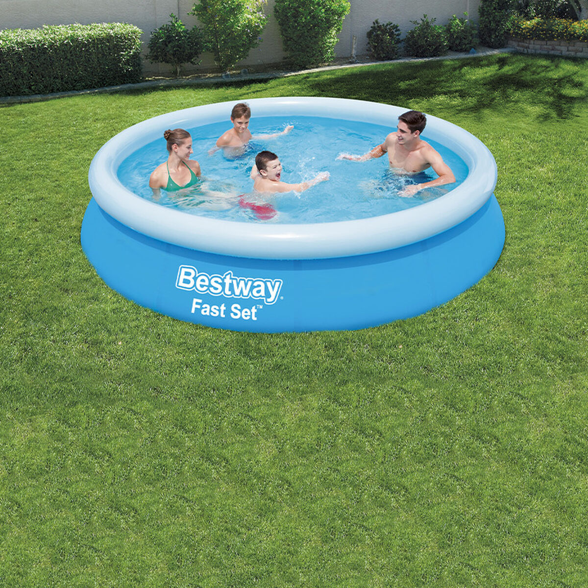 Piscină Gonflabilă Bestway Albastru 5377 L 366 x 76 cm