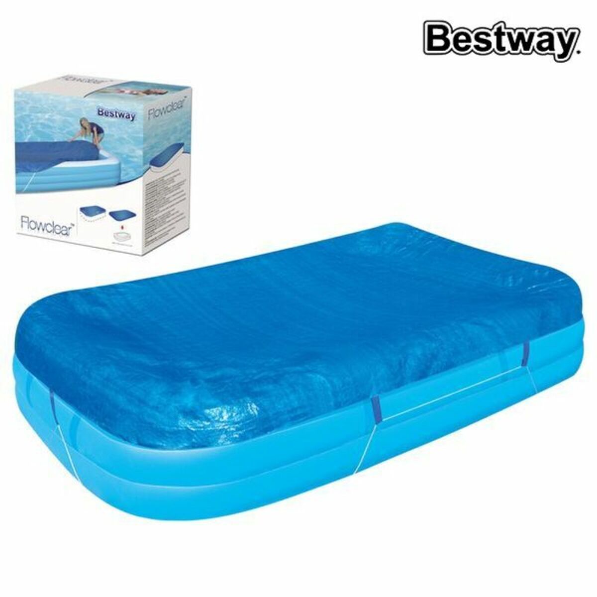 Husă pentru piscină Bestway Albastru 305 x 183 cm