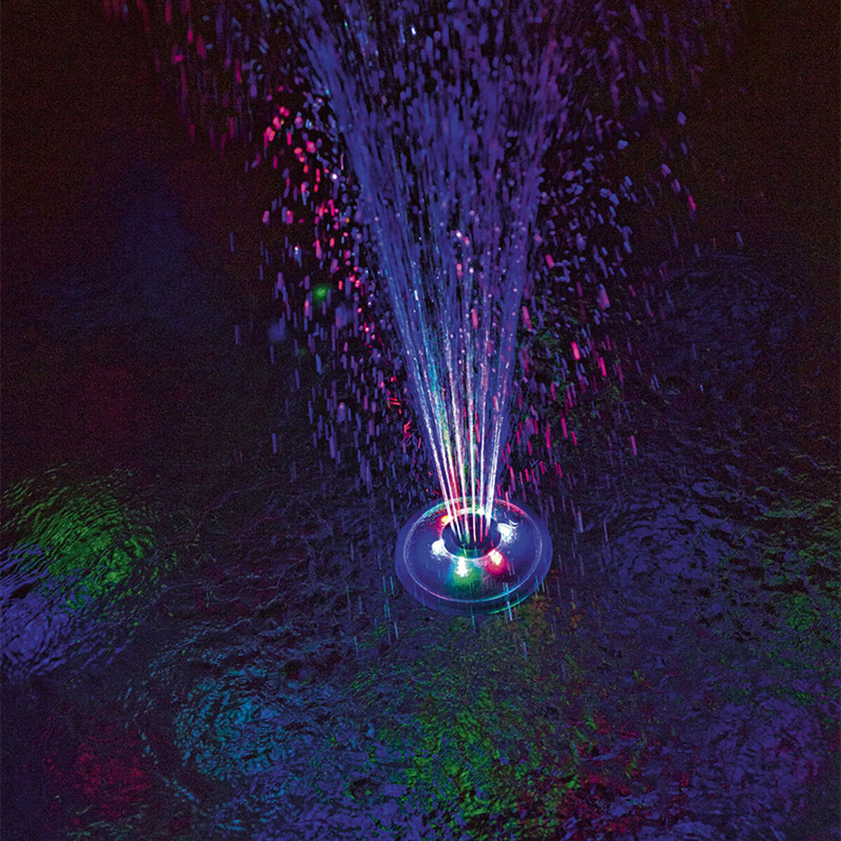 Lumină solară flotantă pentru piscină Bestway Ø 18,5 cm