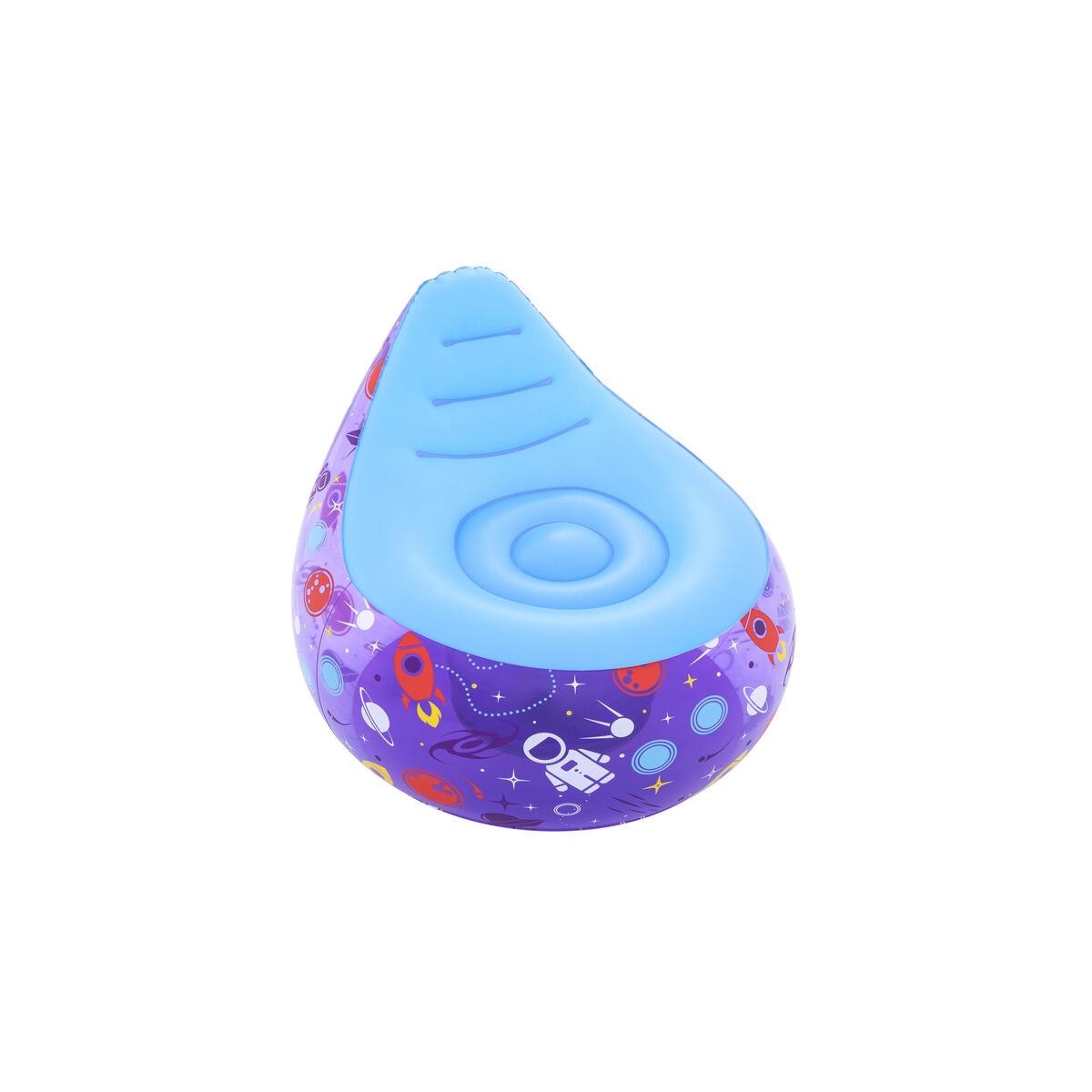 Scaun gonflabil Bestway Multicolor 72 x 72 x 64 cm Navă spațială