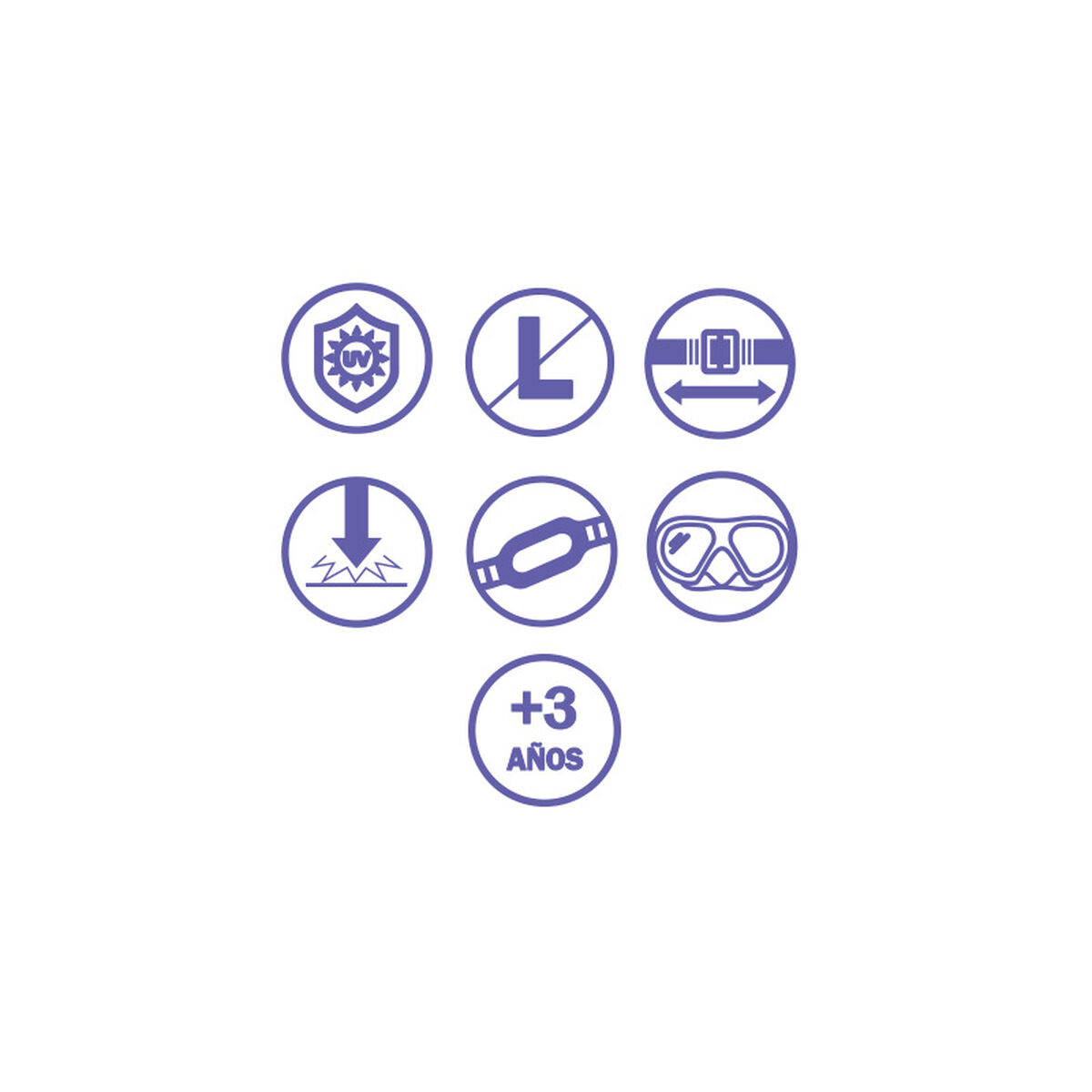 Mască de scufundare Bestway Albastru Spiderman