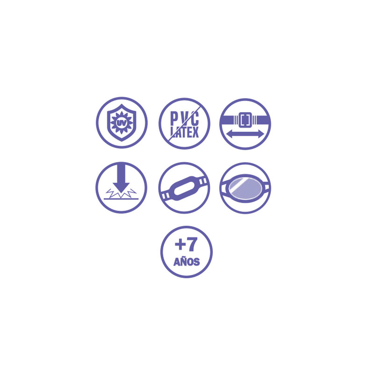 Ochelari de Înot pentru Copii Bestway Albastru