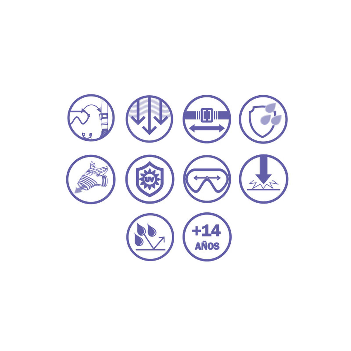 Ochelari de Scufundări Bestway Albastru Negru Multicolor