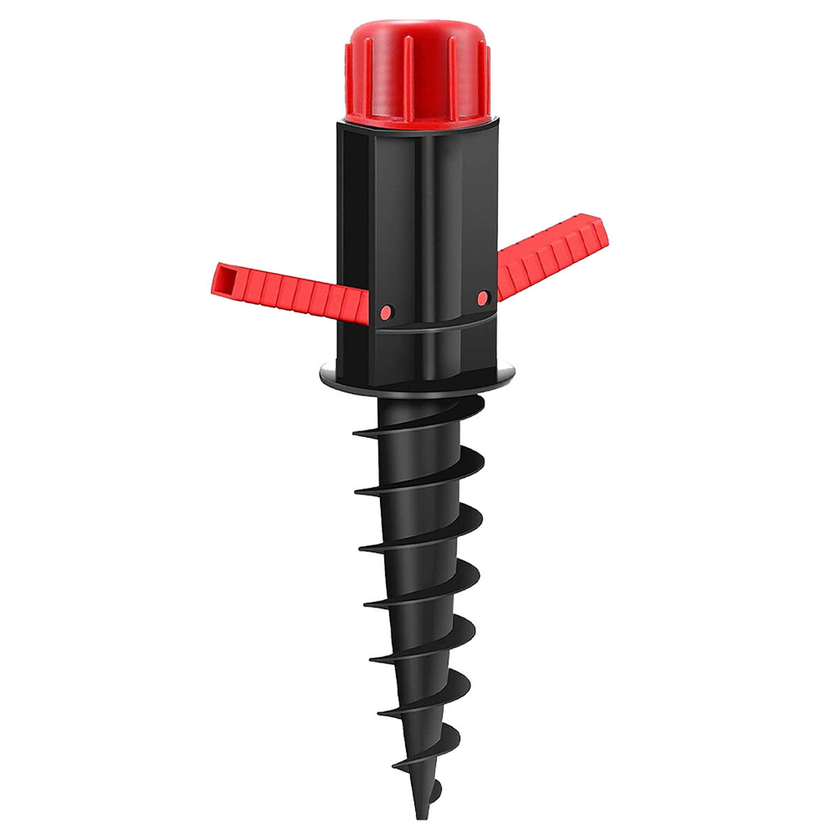 Marbueno Pincho Parasol Plastic Negru 37x6x6 cm Plajă și Grădină 10505