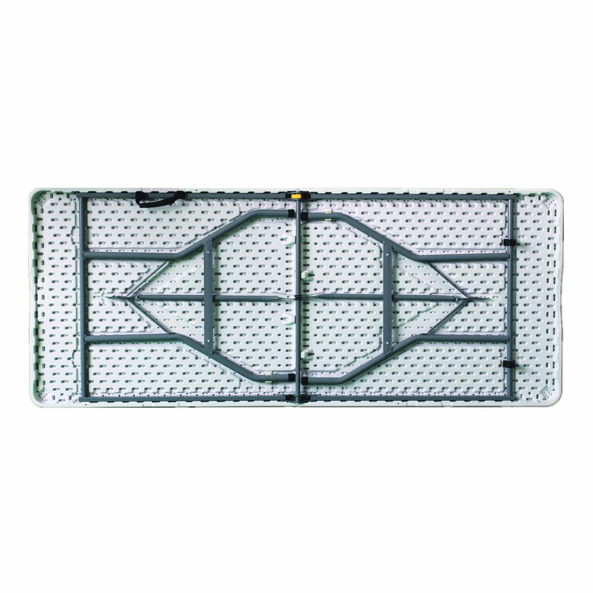 Marbueno Masă Pliabilă Resină Alb 180X74X74 cm Catering, Plajă și Camping 10528