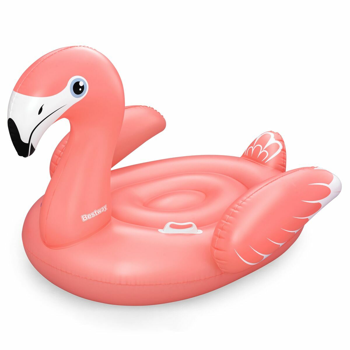 Bestway Figură Inflatable Flamingo cu Mânere 168x120 cm +3 Ani Plajă și Piscină 41526