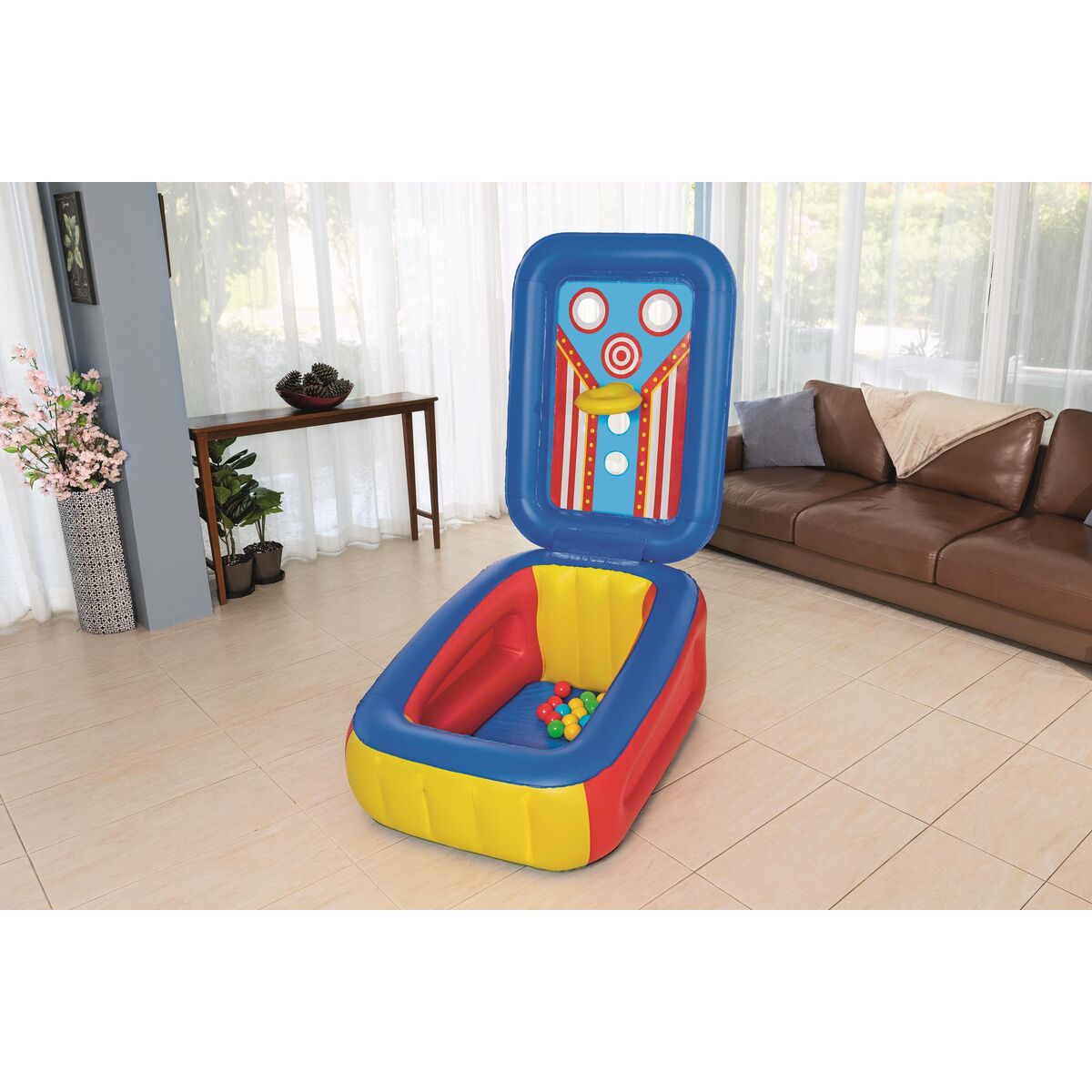 Bestway Piscină Inflatable Copii Jocuri cu Bile 110x81x62 cm +2 Ani Grădină 52635
