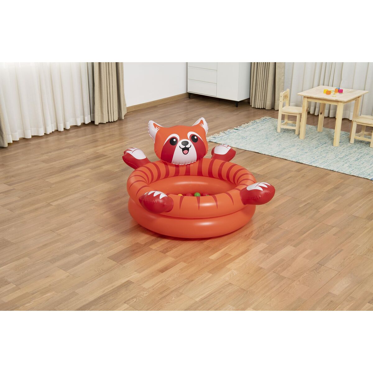 Bestway Piscina de Bolas Acolchată Inflatable Panda 107x94x58 cm +2 Ani Interior și Grădină 52702