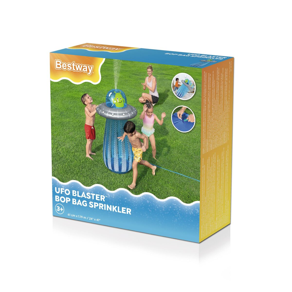 Bestway Aspersor/Punching Inflatabil Ovni 61x119 cm +3 Ani Grădină 52731