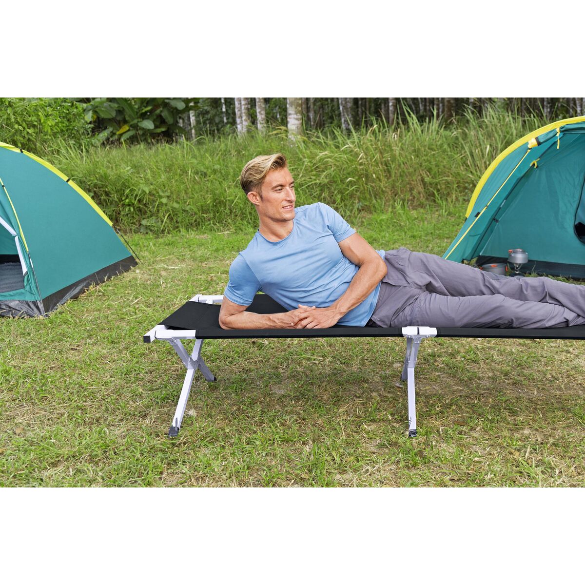 Bestway Pat de Aluminiu Max 110 kg 190x64x42 cm Camping 68065