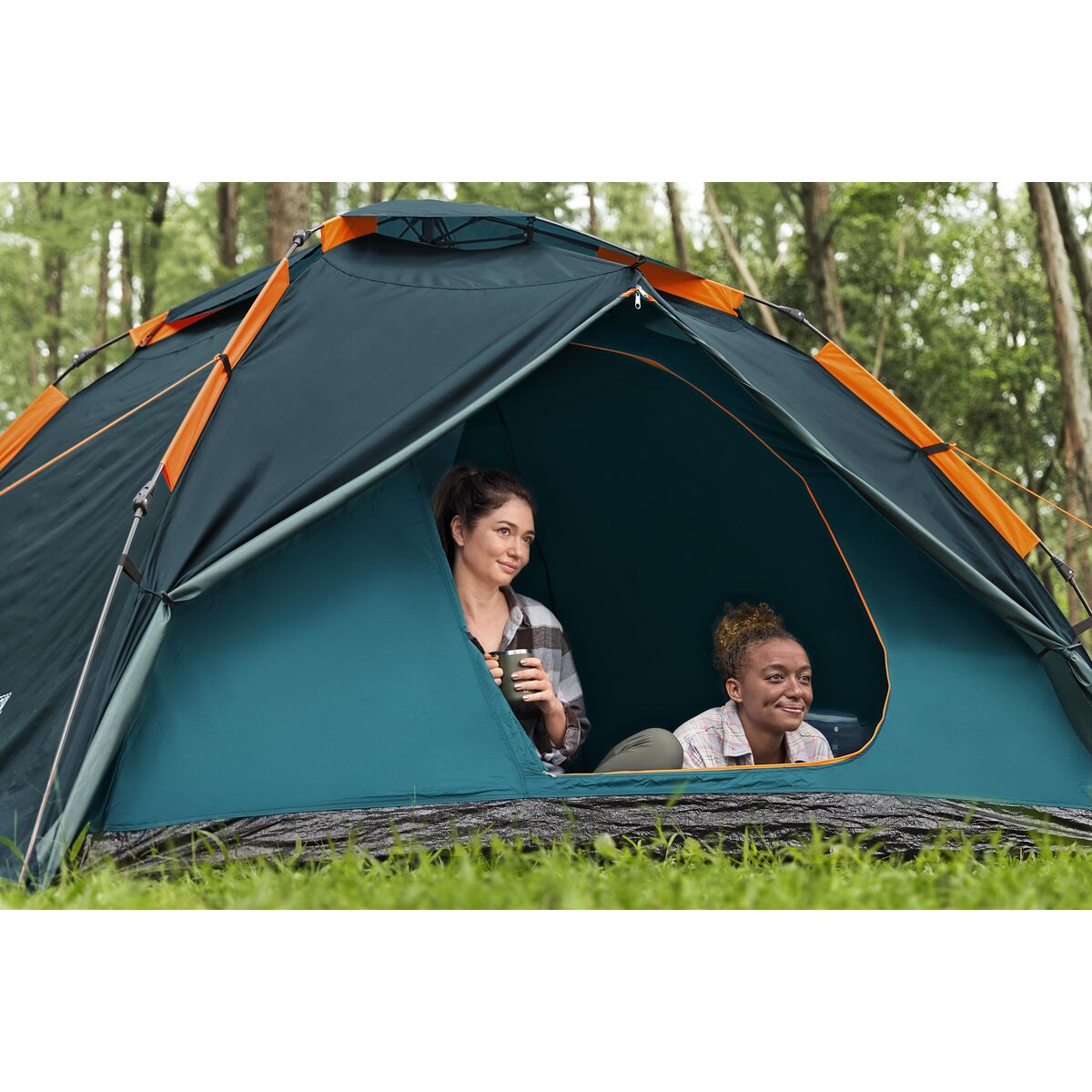 Bestway Cort de Poliester 2 Intrări 2 Ieşiri 70/210/70x240x138 cm Camping 68142