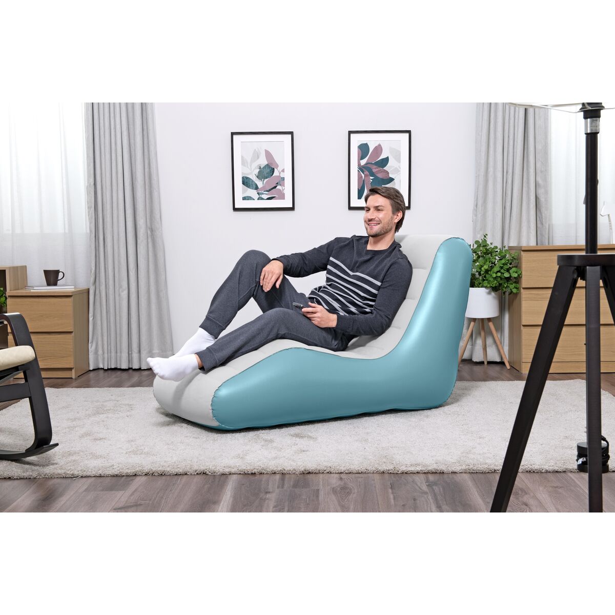 Bestway Sillon Inflabil Luxury 133x79x88 cm Interior 75127