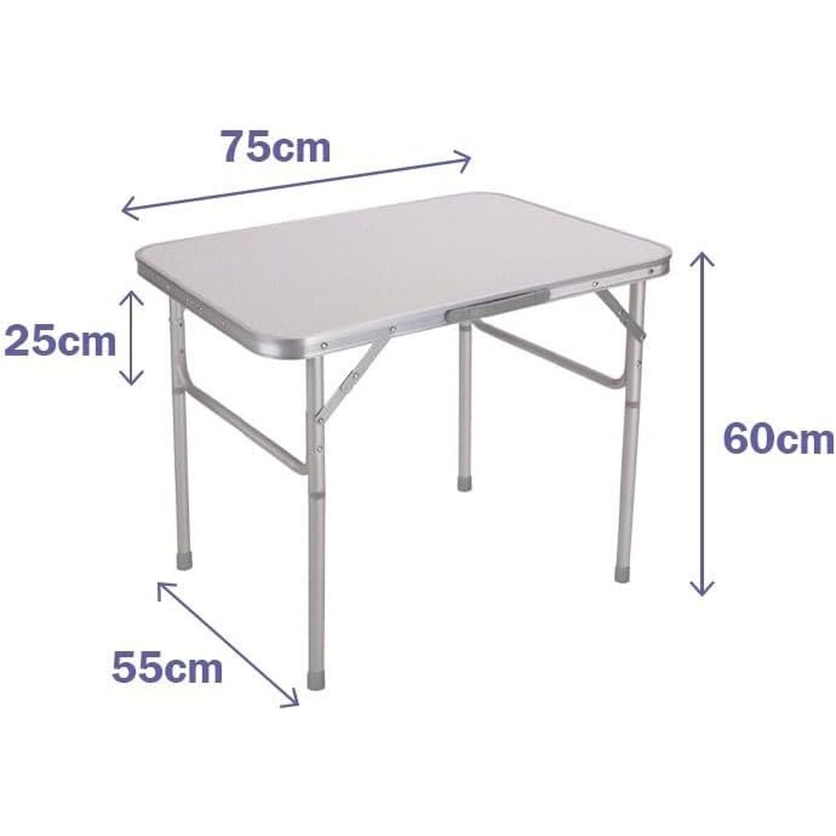 Scaunul Pliabil Marbueno Negru 90 x 108 x 66 cm