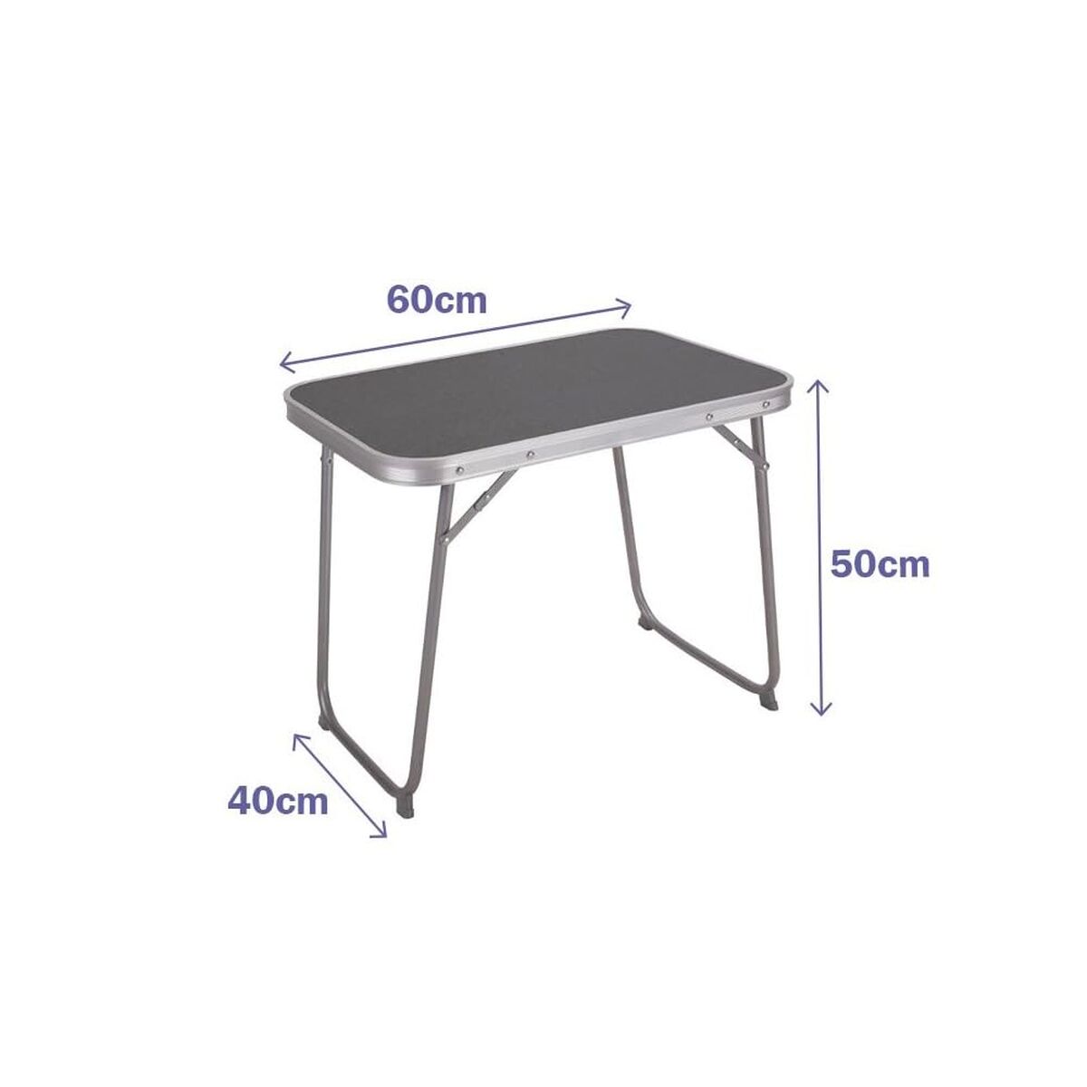 Masă Pliabilă Marbueno Gri 60 x 40 x 50 cm