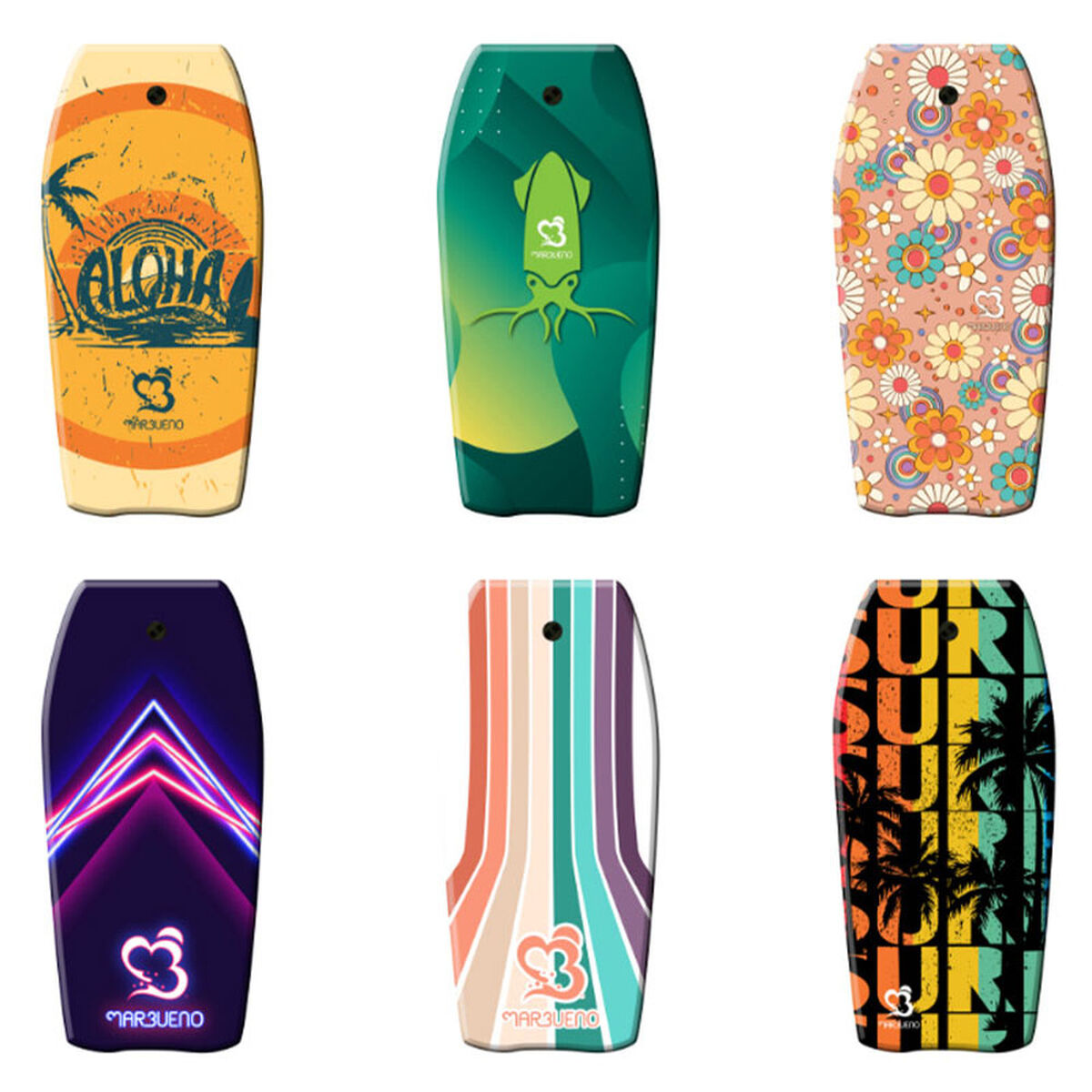 Tablă de BodyBoard Marbueno Multicolor 4 x 84 x 44 cm