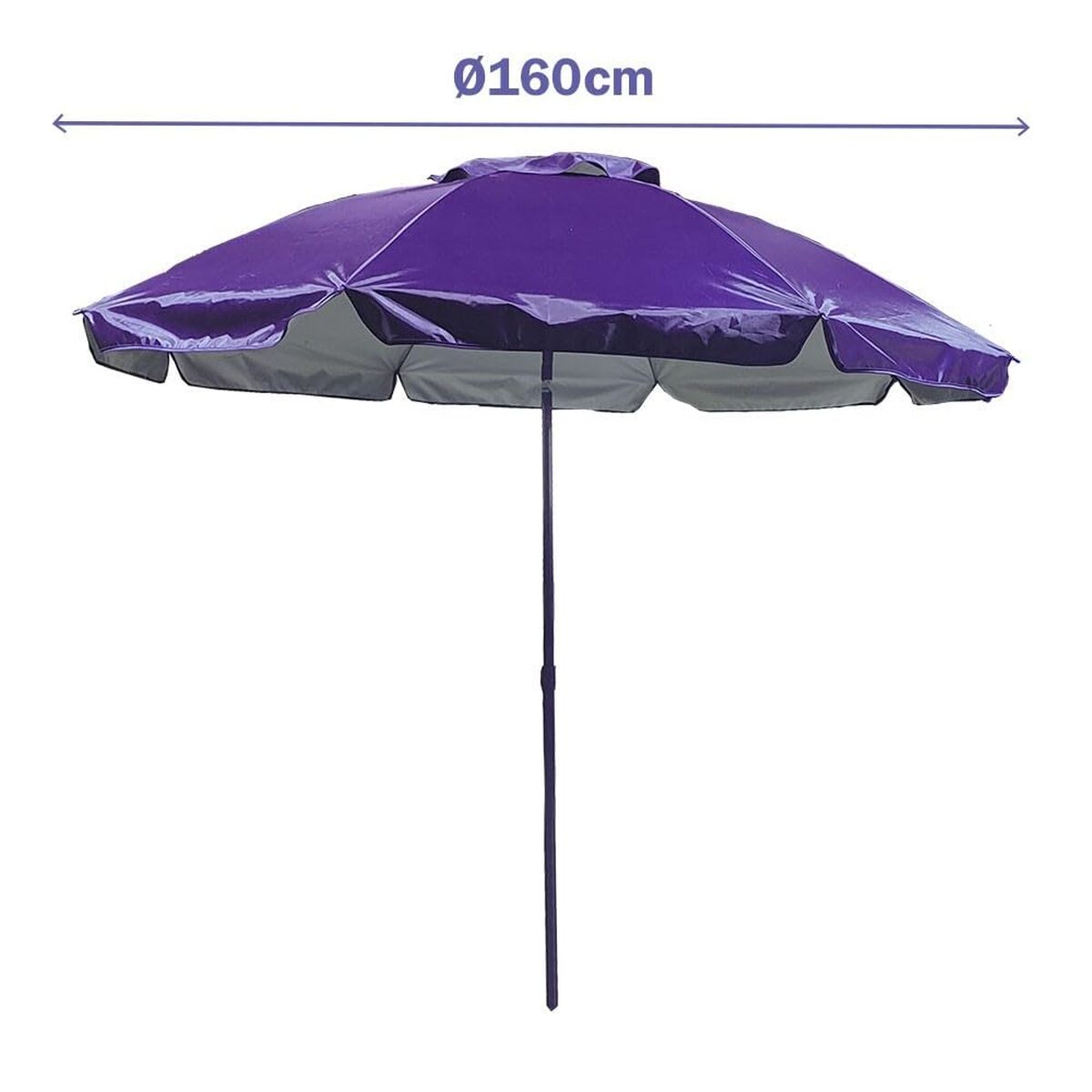 Umbrelă de plajă Marbueno Mov 200 cm
