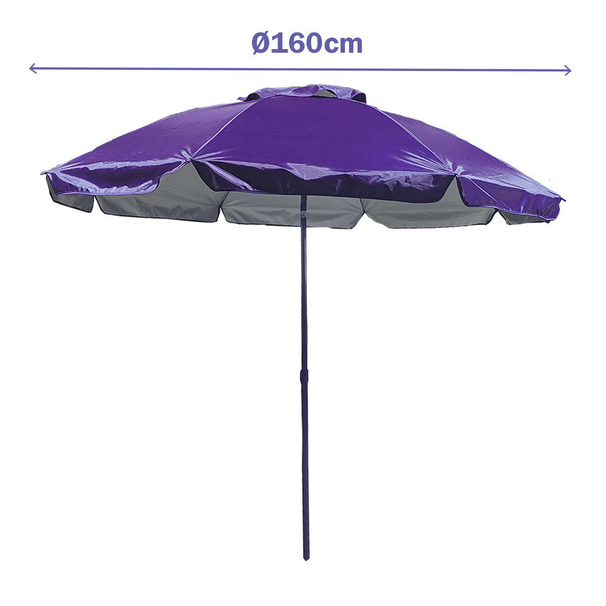 Umbrelă de plajă Marbueno Mov 200 cm