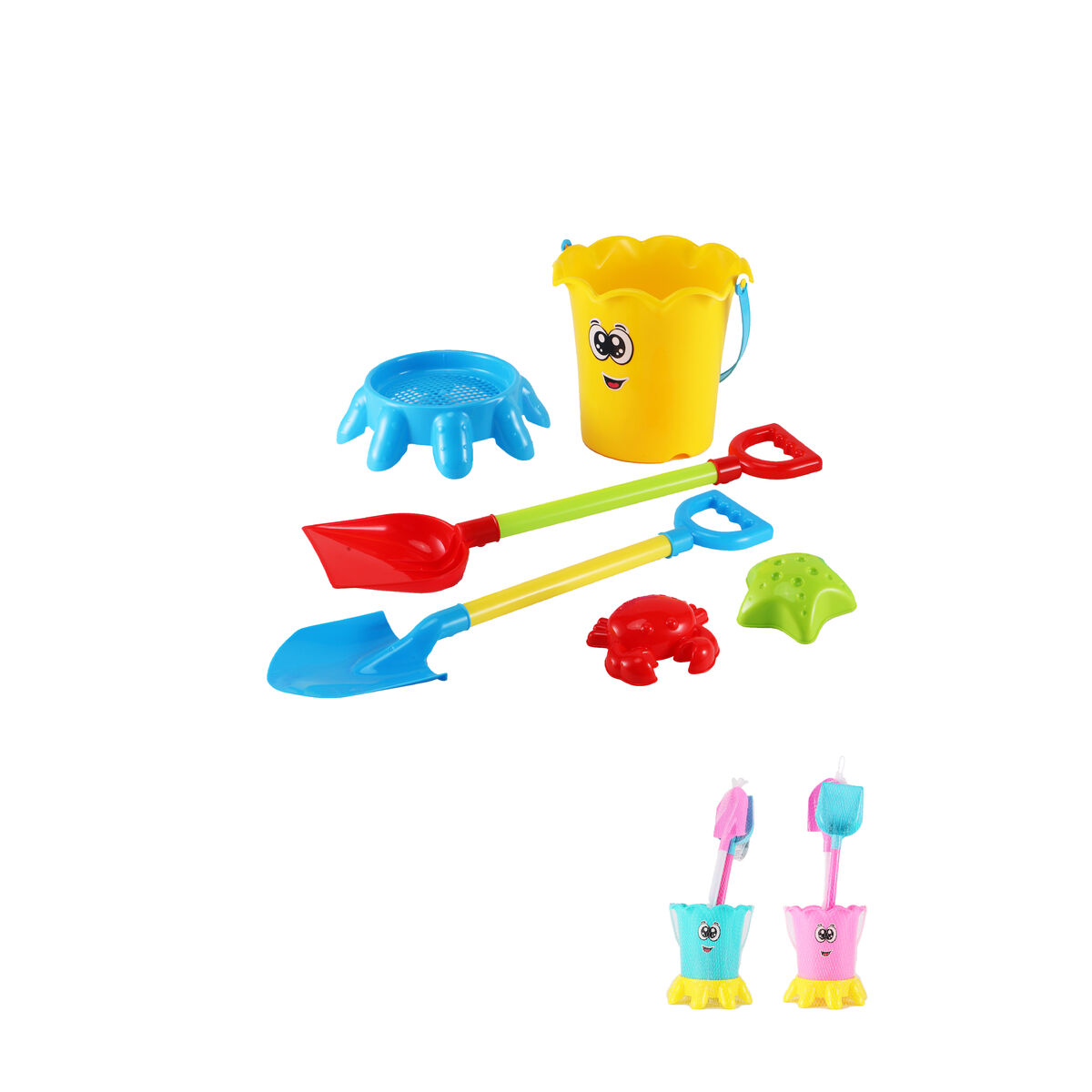 Set de jucării de plajă Marbueno Galben