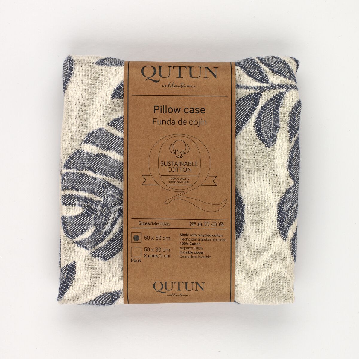 Husă de pernă de canapea Alexandra House Living Ordesa Albastru 30 x 1 x 50 cm