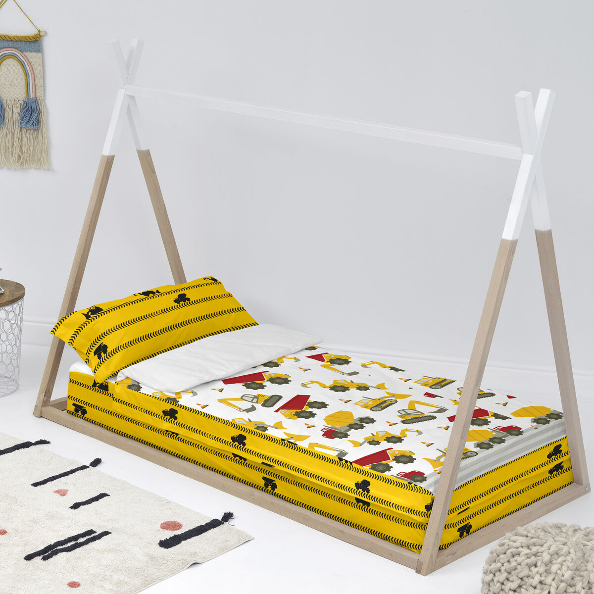 Pilotă cu umplutură HappyFriday Mr Fox Machinery Multicolor 42 x 20 x 50 cm