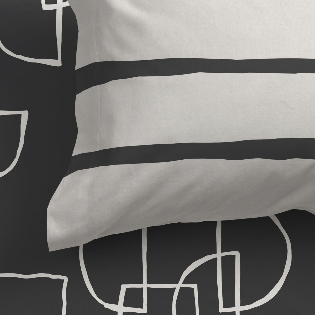 Foaie de jos HappyFriday BLANC Multicolor Pat 180 28 x 2 x 38 cm 180 x 200 x 32 cm