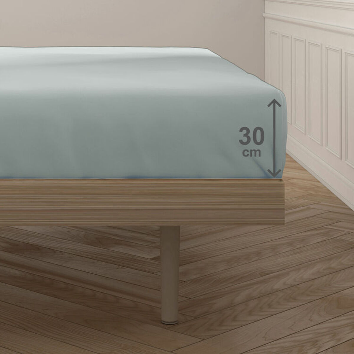 Foaie de fund montată Happy Home Mix Colors Gri Pat 200