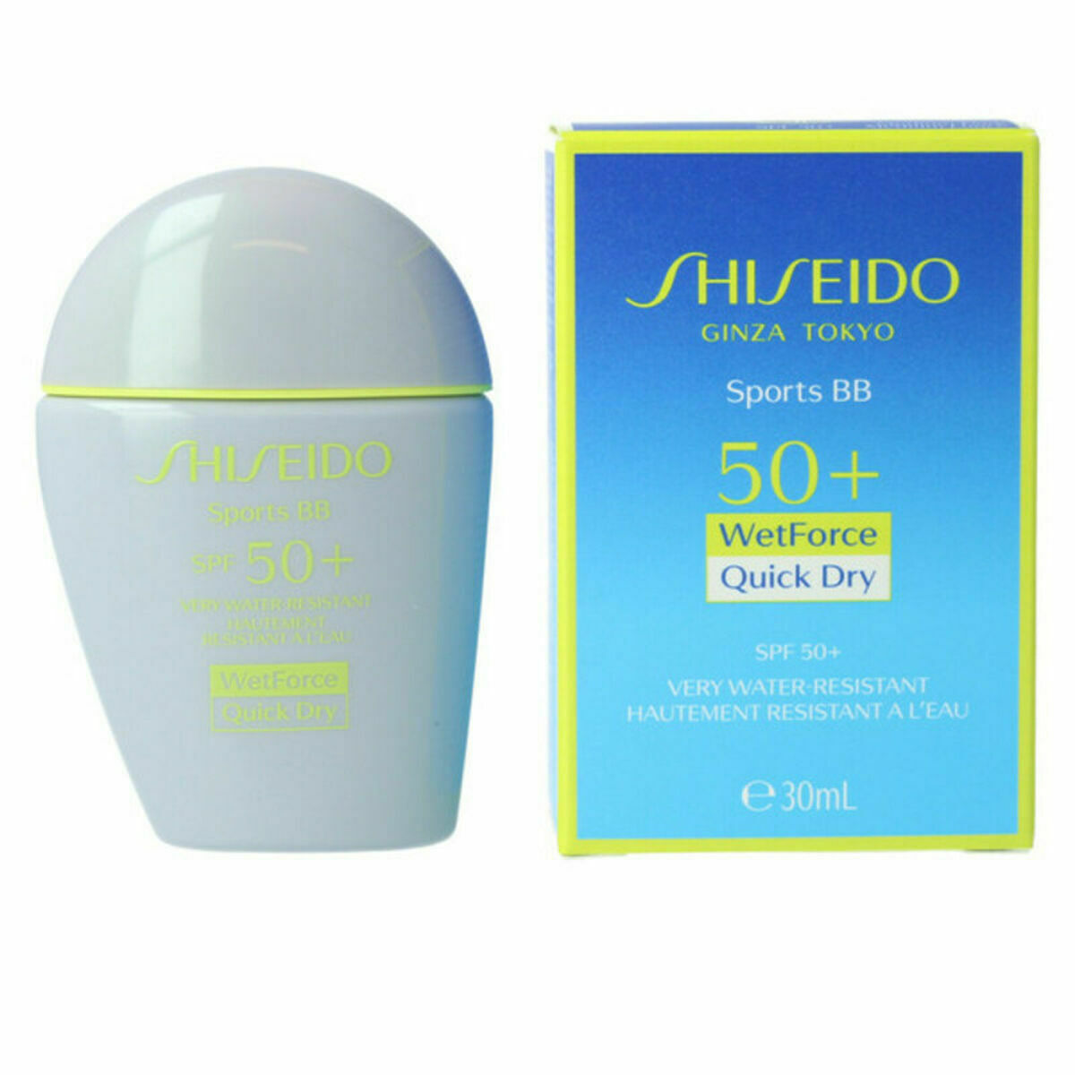 Protector Solar Colorat Shiseido Sports BB SPF50+ Bej Spf 50 30 L