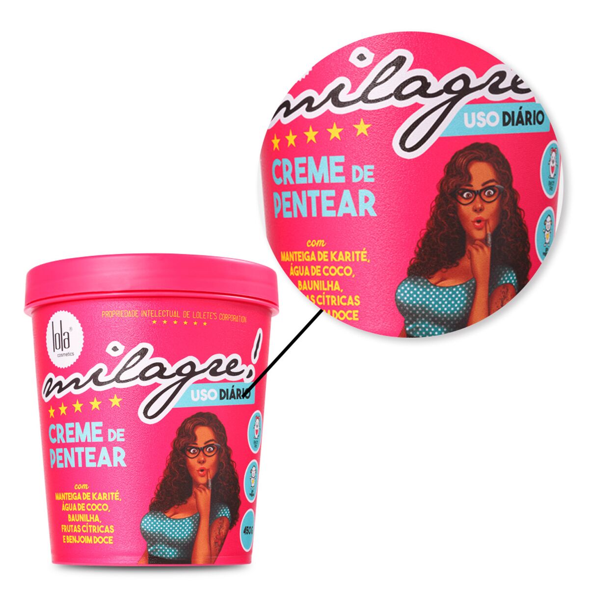 Cremă de Coafat Lola Cosmetics Miracle 450 g
