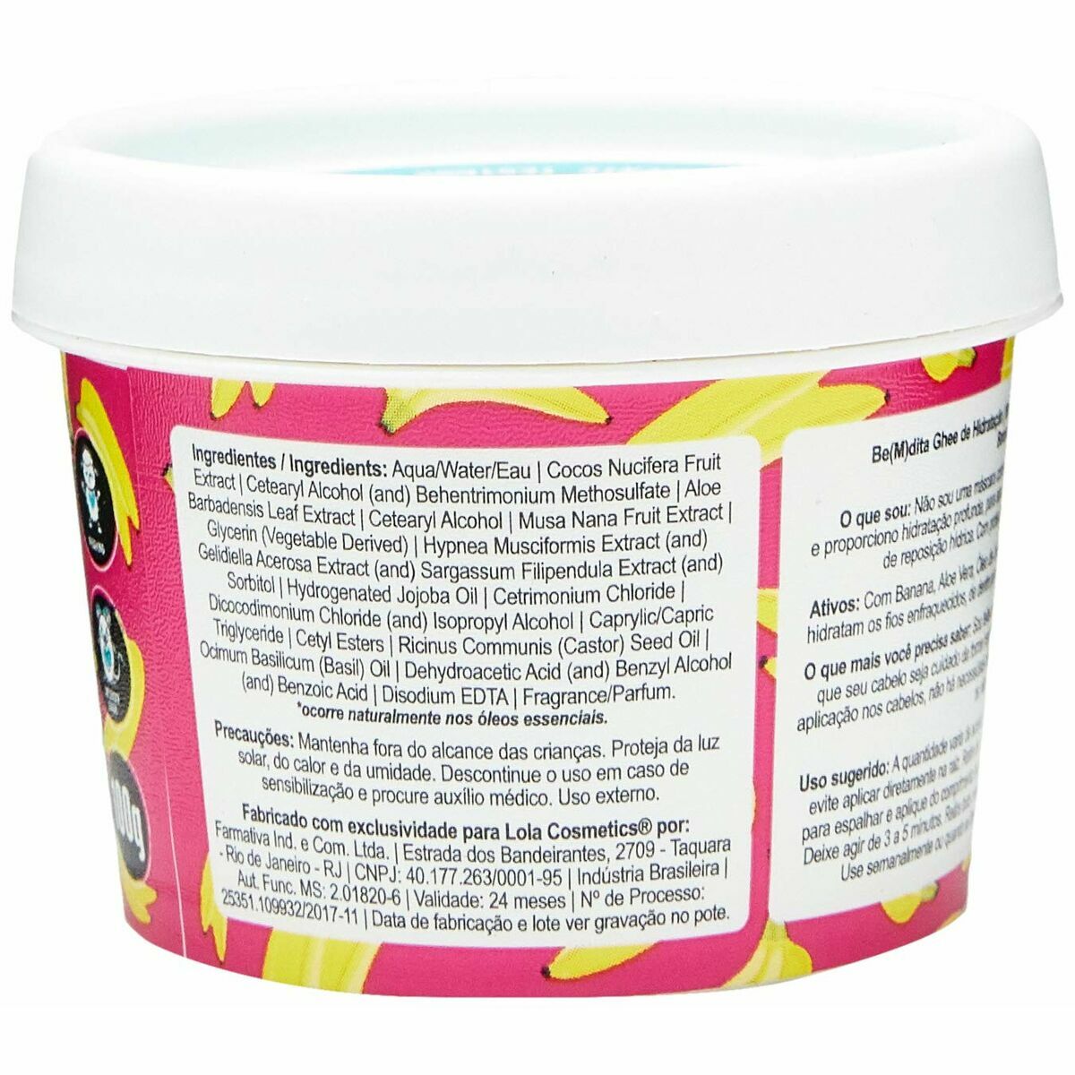 Mască Capilară Lola Cosmetics Be(M)Dita Ghee Banana & Aloe Vera 100 g