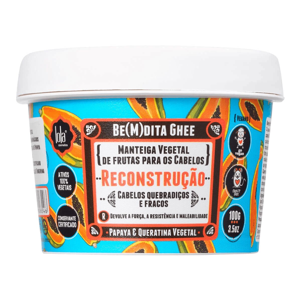 Mască Capilară Lola Cosmetics Be(M)Dita Ghee Papaya And Vegetable Keratin 100 g