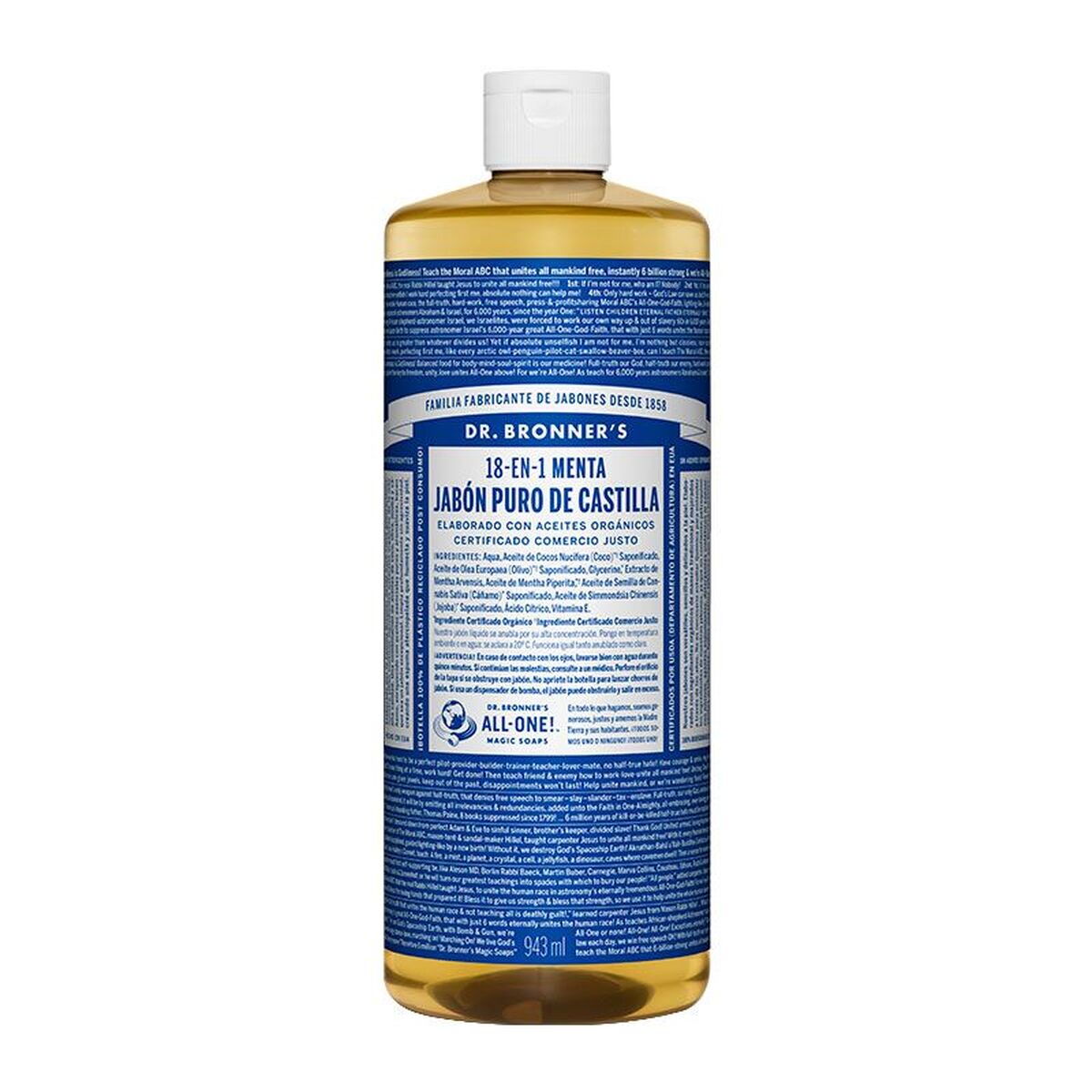 Săpun Lichid Dr Bronner's 945 ml Mentă