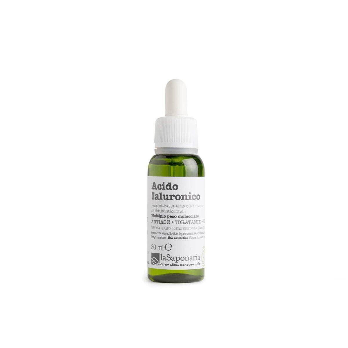 Serum Facial cu Acid Hialuronic La Saponaria Hyaluronic 30 ml