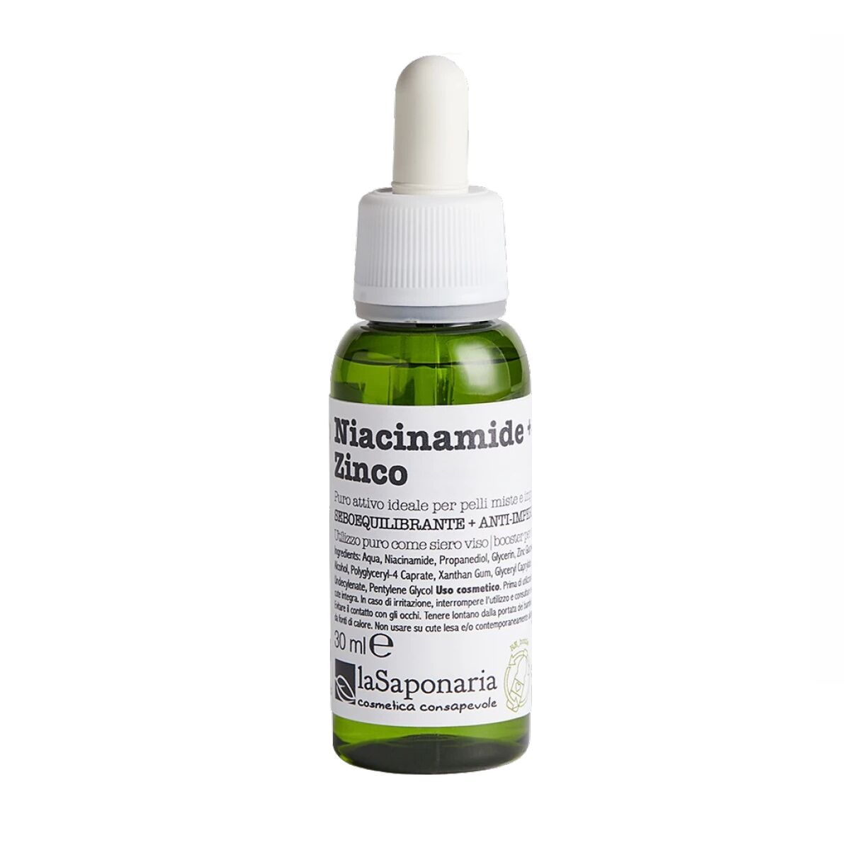 Serum de Față La Saponaria Niacinamida + Zinc 30 ml