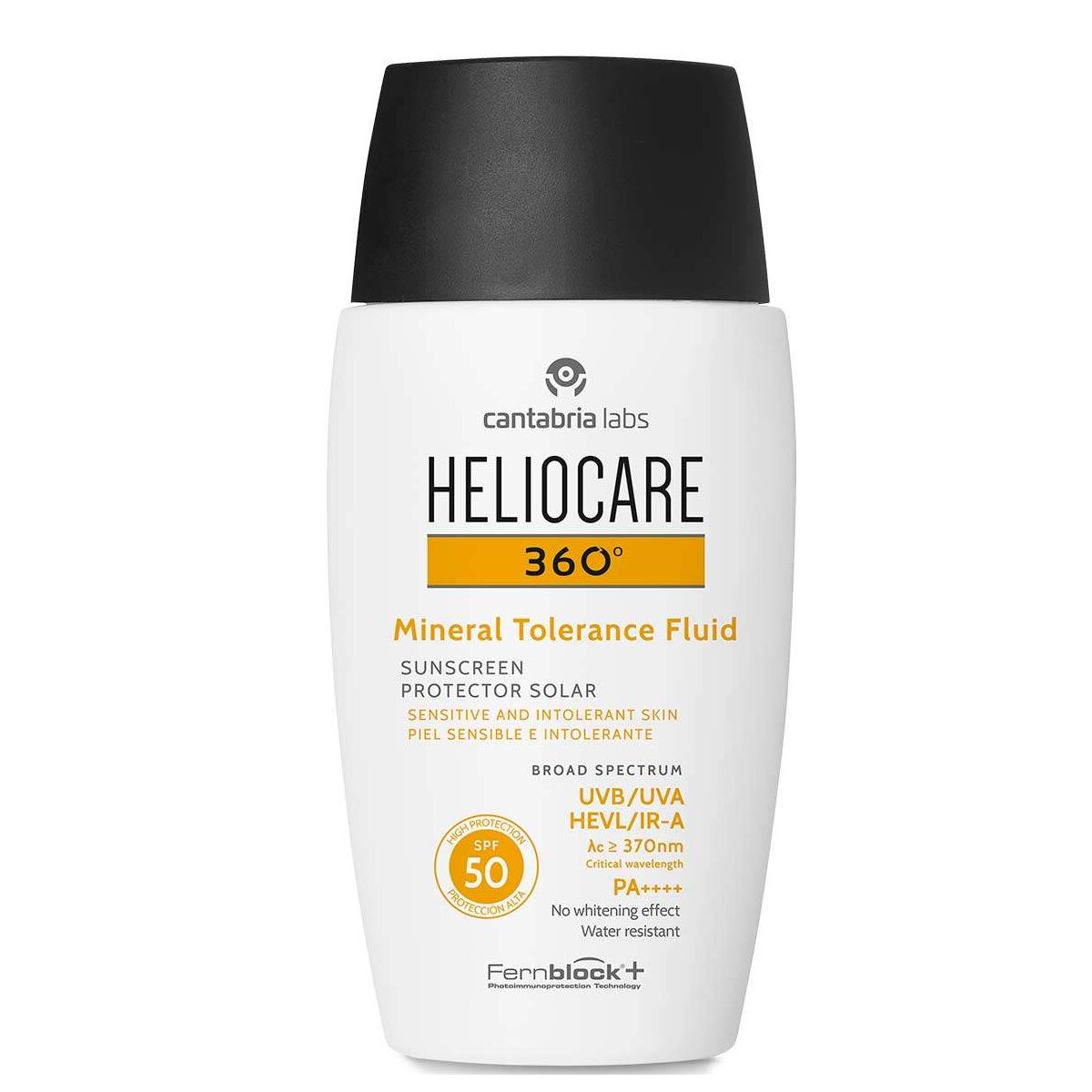 Protector Solar de Față Heliocare 360° Mineral Tolerance Fluid Spf 50 50 ml