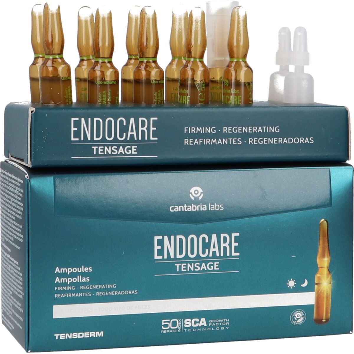 Tratament față cu efect de fermitate Endocare Tensage 10 x 2 ml Fiole