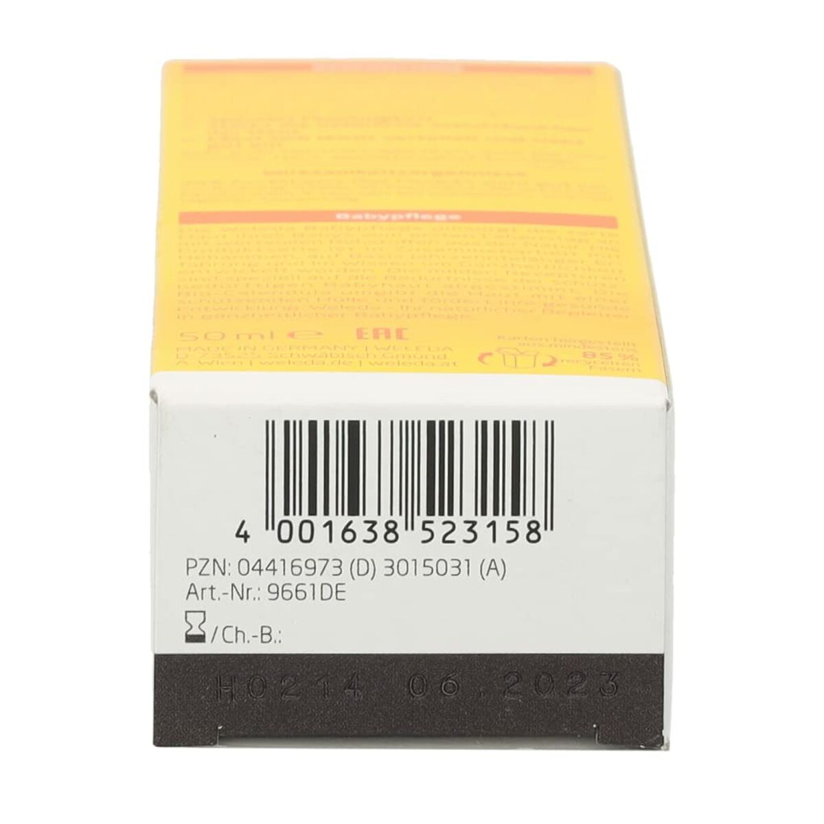 Cremă de Față Hidratantă pentru Bebeluși Weleda Baby Calendula 50 ml