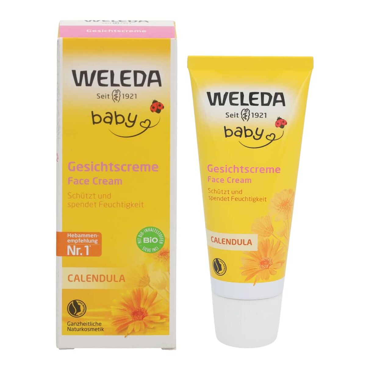 Cremă de Față Hidratantă pentru Bebeluși Weleda Baby Calendula 50 ml