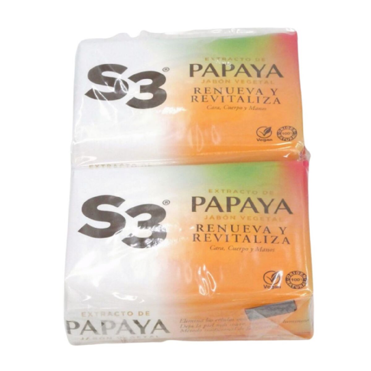 Gel de Baie S3 125 g Papaya 2 Unități
