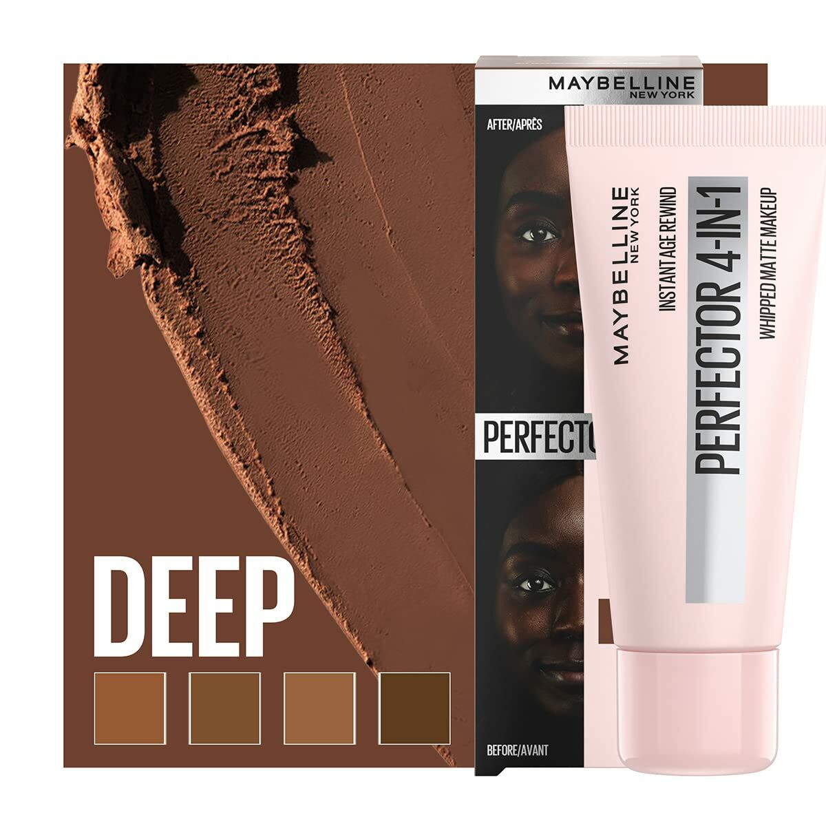 Fond de Ten Fluid Maybelline Deep 4-ia-1