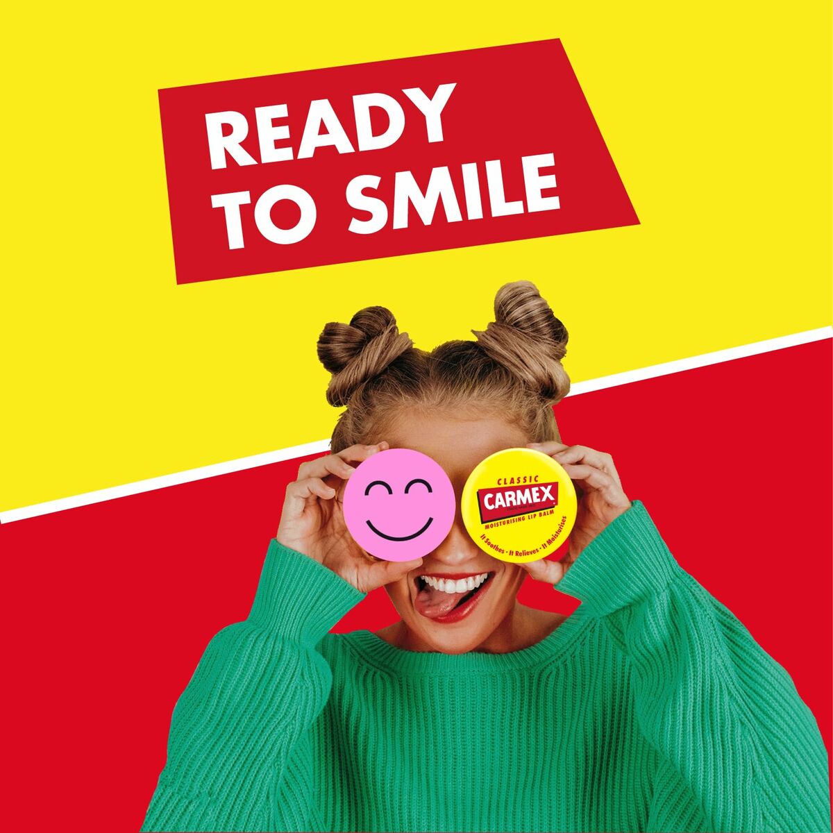 Balsam Hidratant Carmex Hi Anti-Age Transparent Fructe Roșii Stick Voluminozitate labială